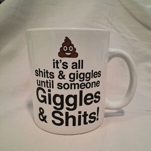 SH*T'S &  GIGGLES Oversized 28oz Mug : IT'SUGAR : Two Sided